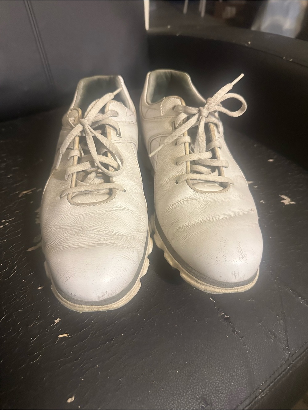 FootJoy Pro SL Men's White Leather Athletic Golf Shoes